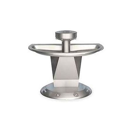 Bradley Bradley Corp Wash Fountain, Semi-Circular, Off-line Vent, Series SN2004, 4 Person S93-631